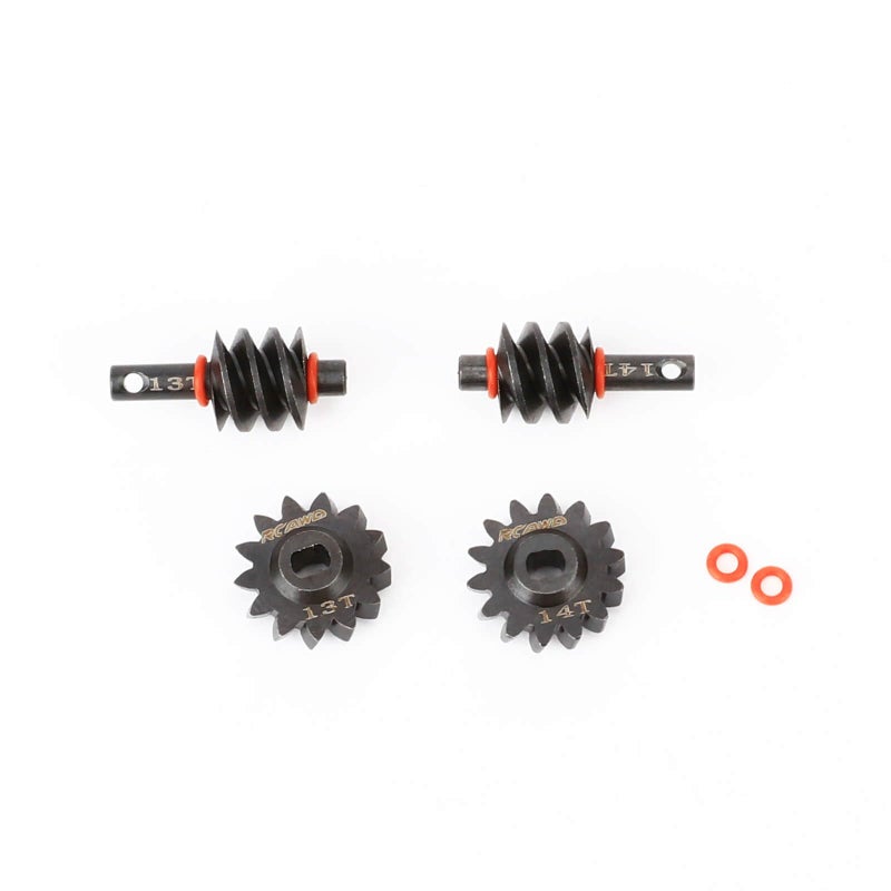 RCAWD 13t 14t SCX24 Differential Gears Overdrive Worm for Axial 1/24 SCX24 AX24 Diff Gear Series Upgrades Part - Image 1